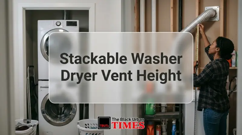 Stackable Washer Dryer Vent Height