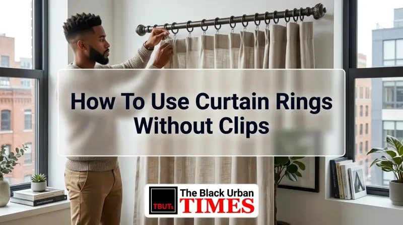 How To Use Curtain Rings Without Clips