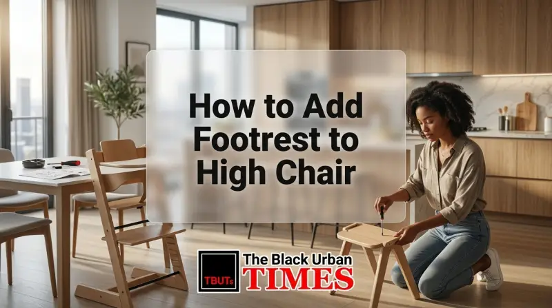 How to Add Footrest to High Chair