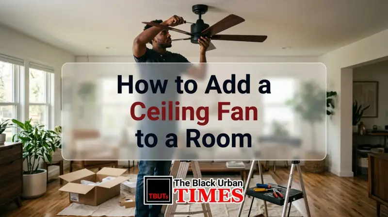How to Add a Ceiling Fan to a Room
