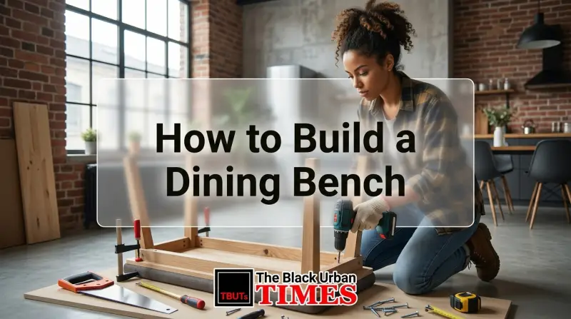 How to Build a Dining Bench