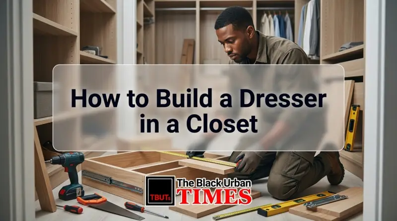 How to Build a Dresser in a Closet