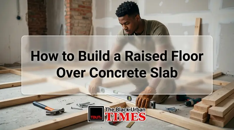 How to Build a Raised Floor Over Concrete Slab