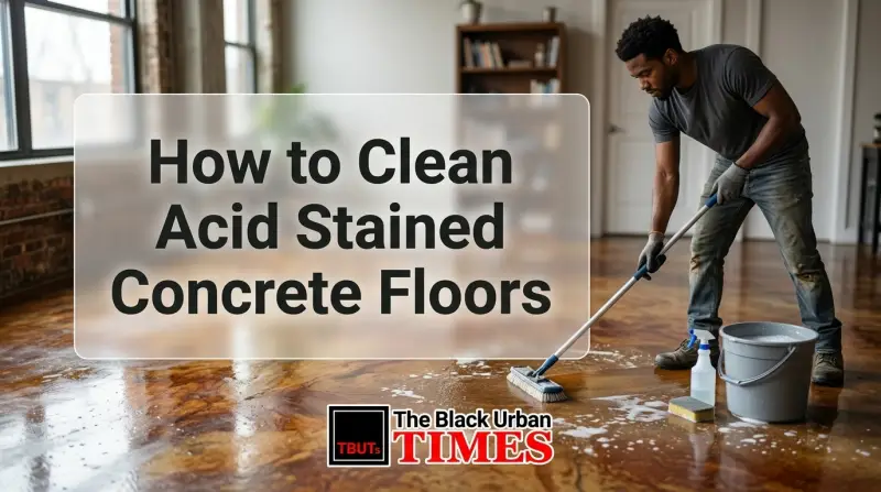 How to Clean Acid Stained Concrete Floors