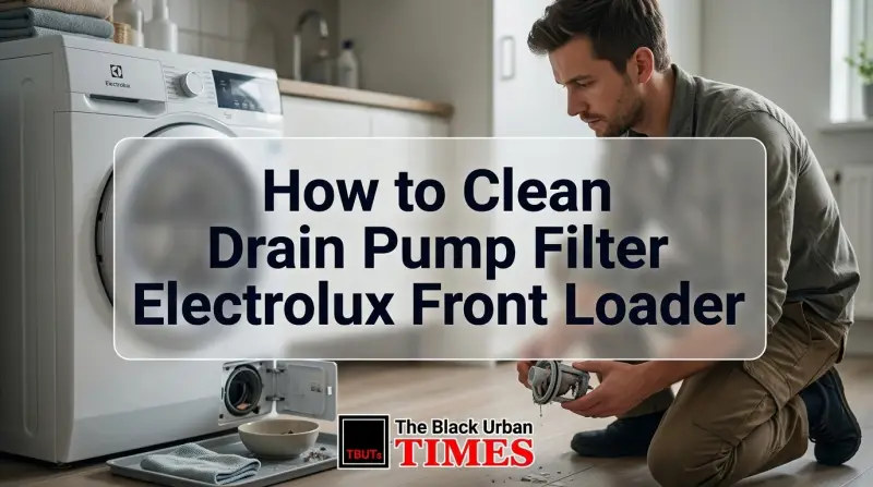 How to Clean Drain Pump Filter Electrolux Front Loader