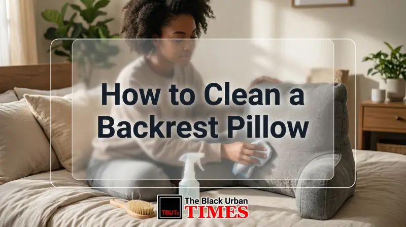 How to Clean a Backrest Pillow