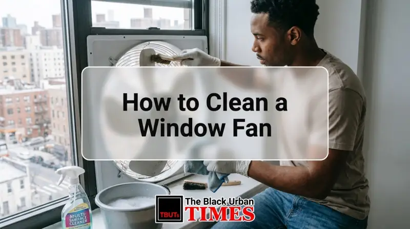 How to Clean a Window Fan