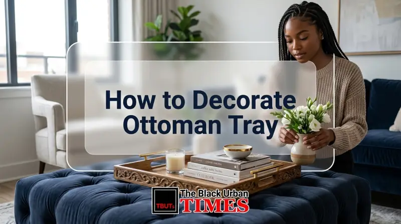 How to Decorate Ottoman Tray