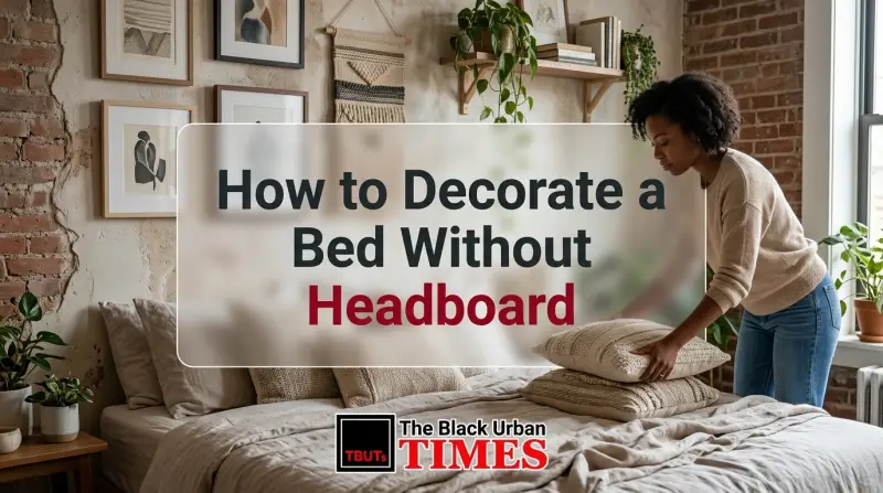 How to Decorate a Bed Without Headboard