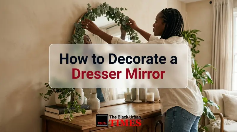 How to Decorate a Dresser Mirror