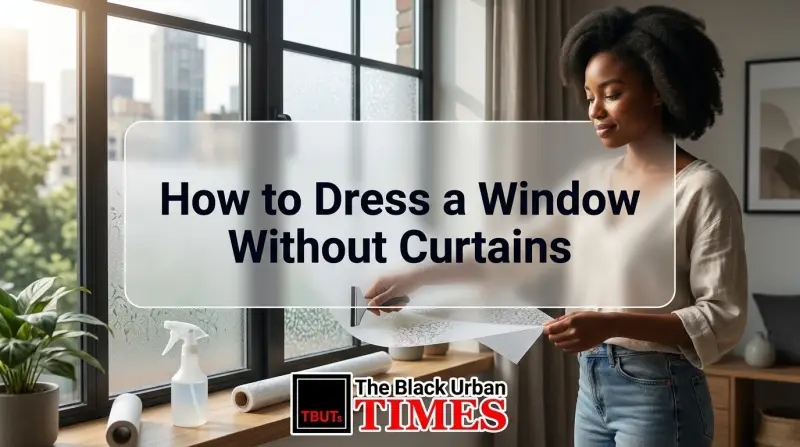 How to Dress a Window Without Curtains