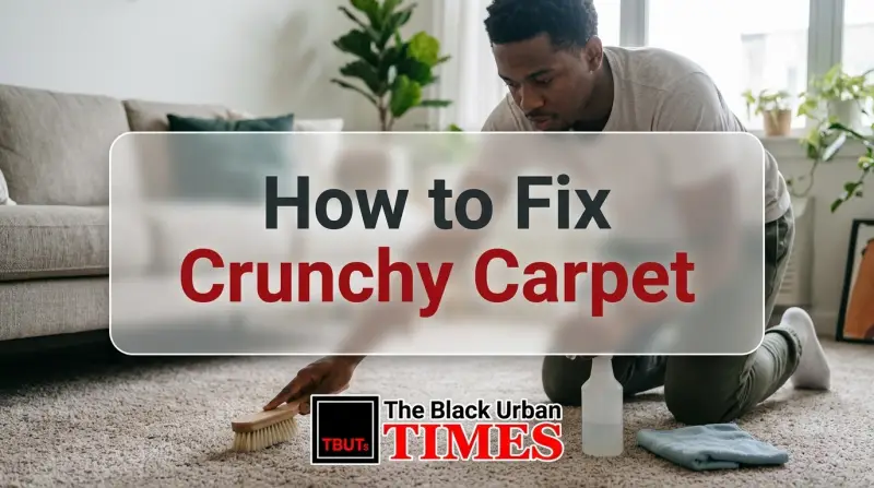 How to Fix Crunchy Carpet
