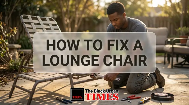 How to Fix a Lounge Chair