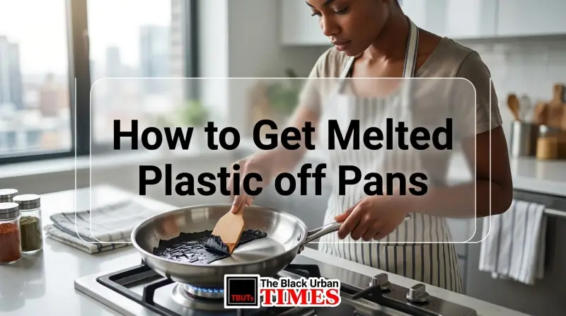 How to Get Melted Plastic off Pans