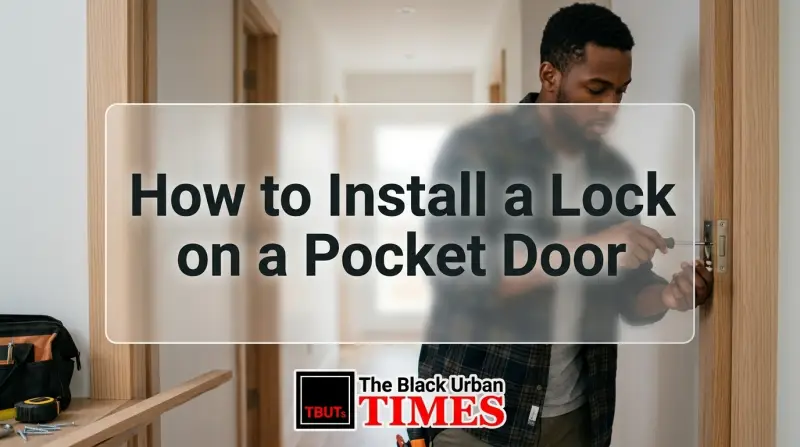 How to Install a Lock on a Pocket Door