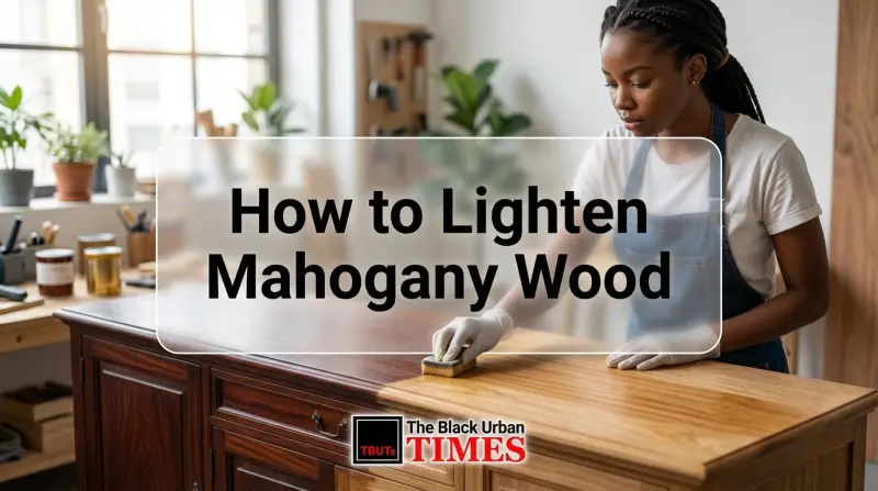 How to Lighten Mahogany Wood