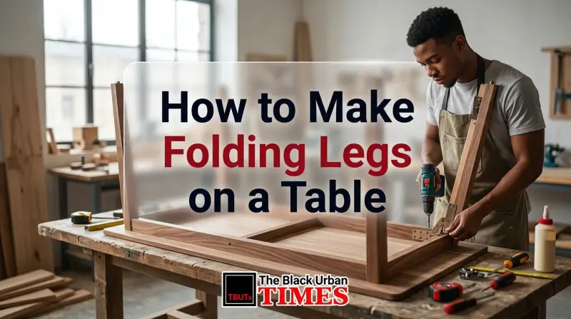How to Make Folding Legs on a Table