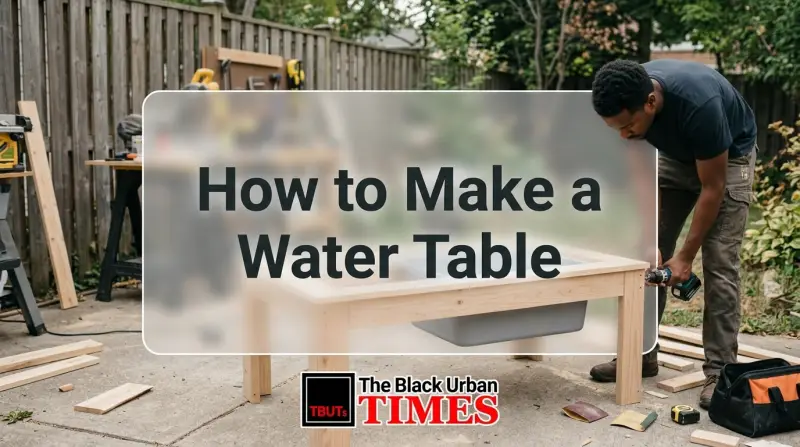 How to Make a Water Table