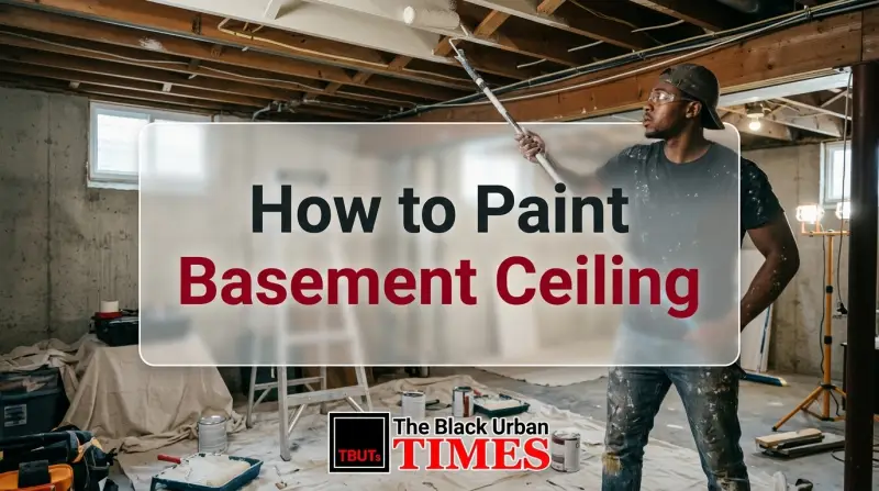 How to Paint Basement Ceiling