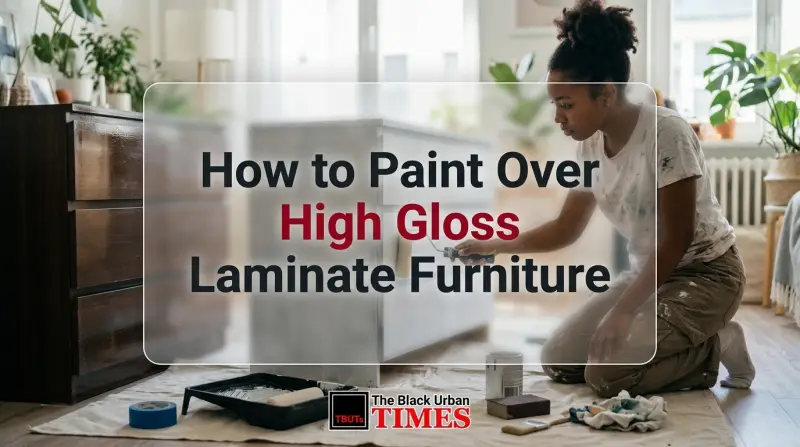 How to Paint Over High Gloss Laminate Furniture
