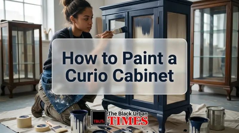 How to Paint a Curio Cabinet