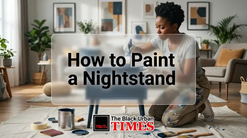 How to Paint a Nightstand
