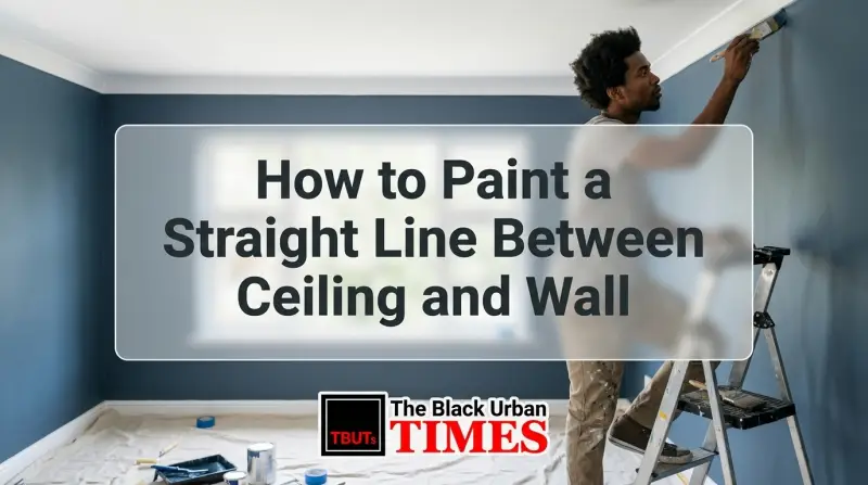 How to Paint a Straight Line Between Ceiling and Wall
