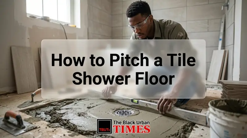 How to Pitch a Tile Shower Floor