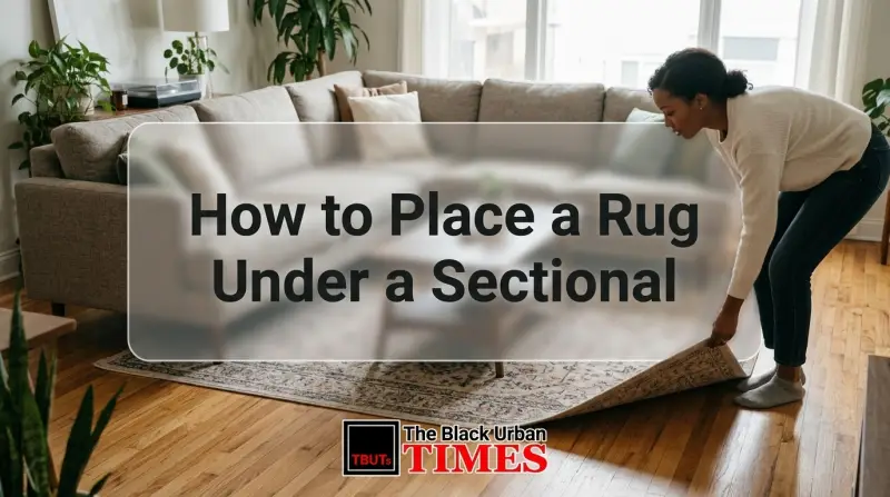 How to Place a Rug Under a Sectional