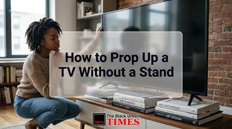 How to Prop Up a TV Without a Stand