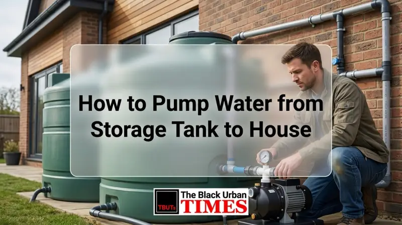 How to Pump Water from Storage Tank to House
