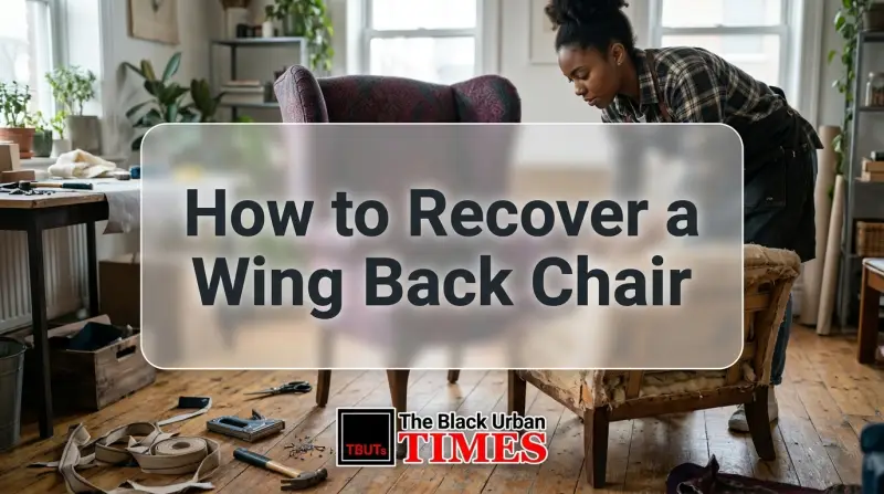 How to Recover a Wing Back Chair