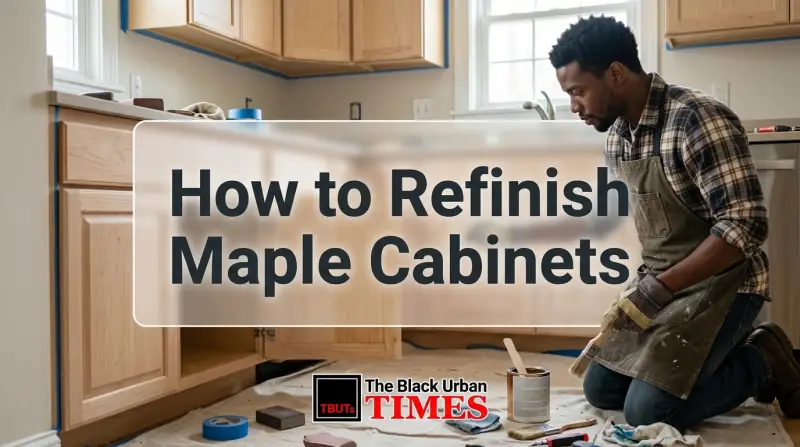 How to Refinish Maple Cabinets