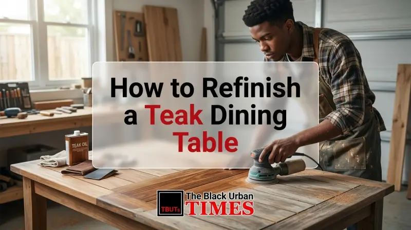 How to Refinish a Teak Dining Table