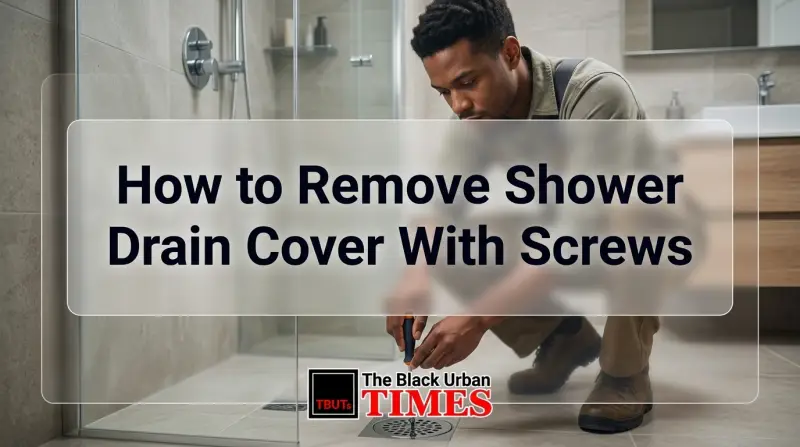 How to Remove Shower Drain Cover With Screws