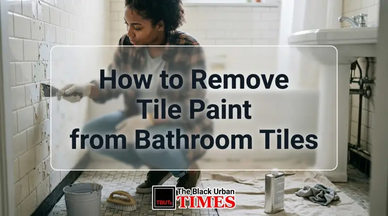 How to Remove Tile Paint from Bathroom Tiles