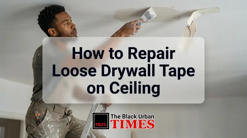 How to Repair Loose Drywall Tape on Ceiling
