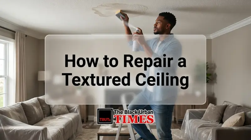 How to Repair a Textured Ceiling