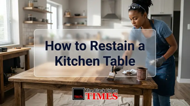 How to Restain a Kitchen Table