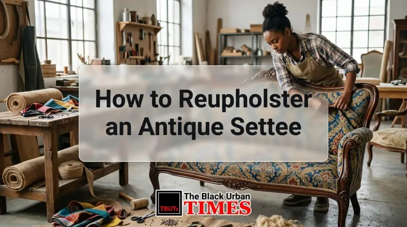 How to Reupholster an Antique Settee