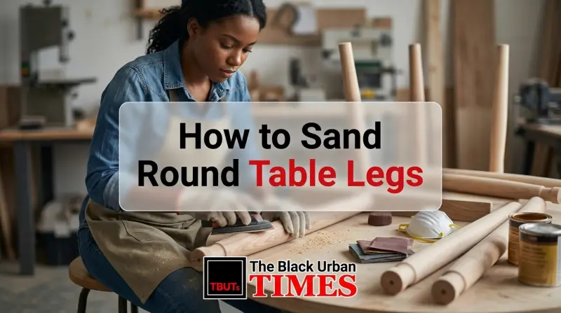 How to Sand Round Table Legs