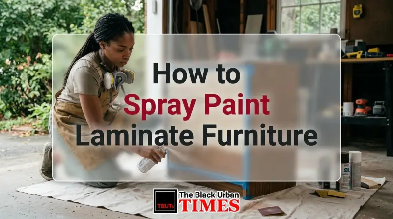 How to Spray Paint Laminate Furniture