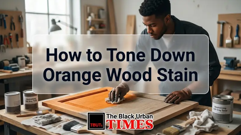 How to Tone Down Orange Wood Stain