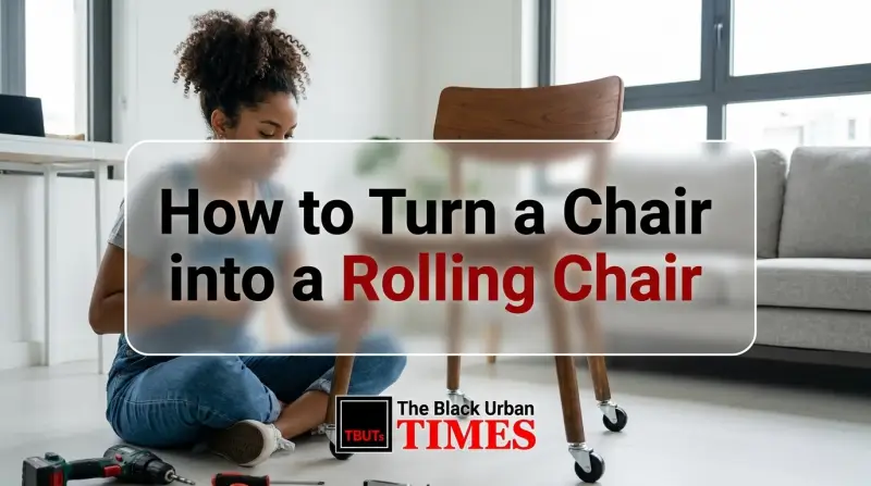 How to Turn a Chair into a Rolling Chair