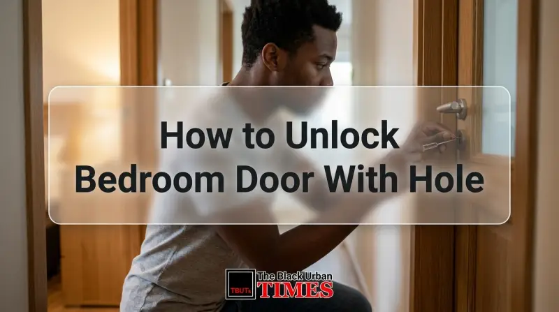 How to Unlock Bedroom Door With Hole