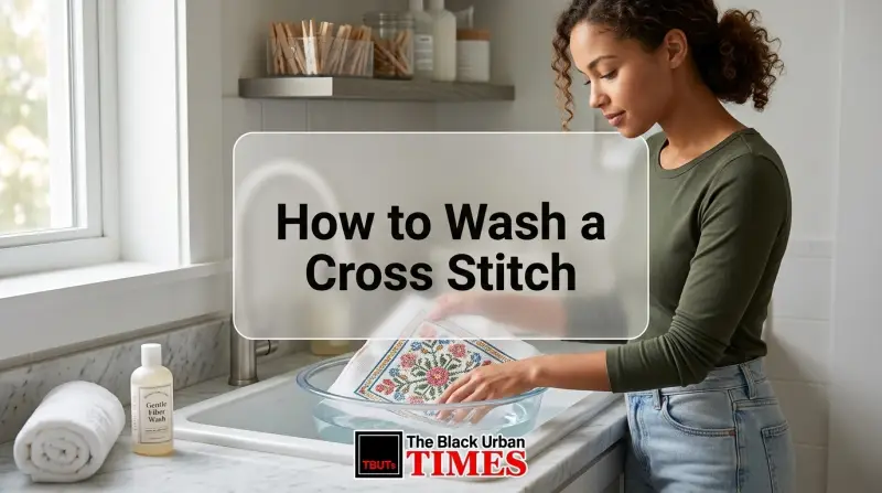 How to Wash a Cross Stitch