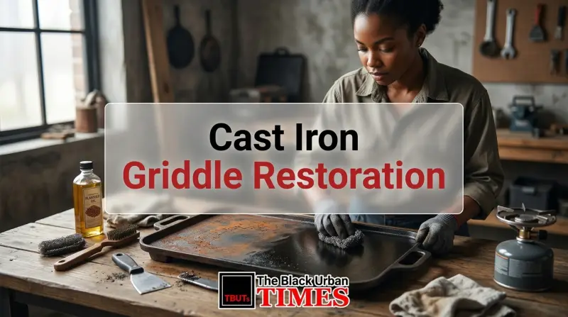 Cast Iron Griddle Restoration