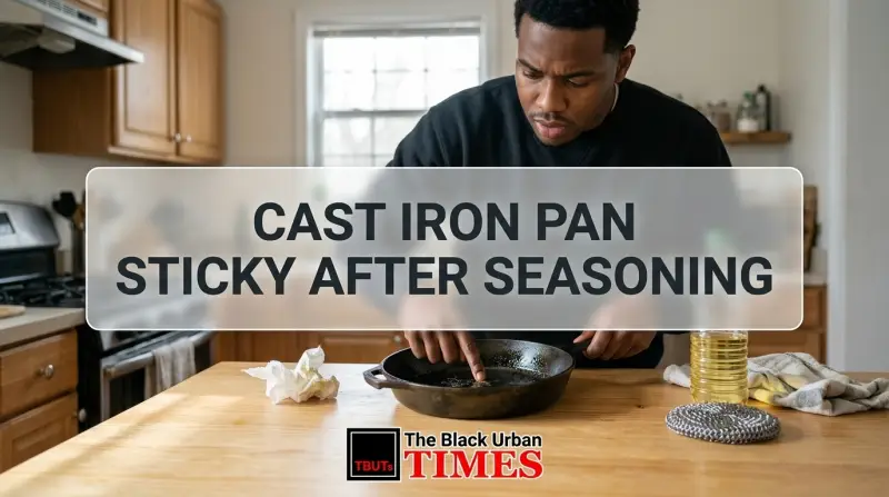 Cast Iron Pan Sticky After Seasoning
