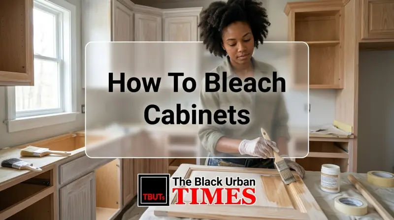 How To Bleach Cabinets