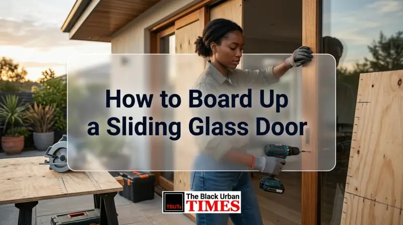 How to Board Up a Sliding Glass Door